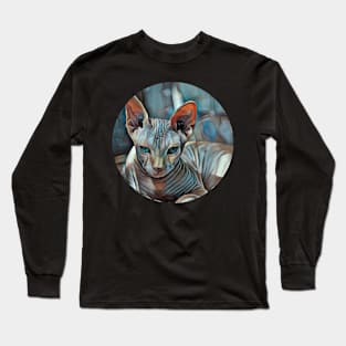 Catlike floppy cat Long Sleeve T-Shirt